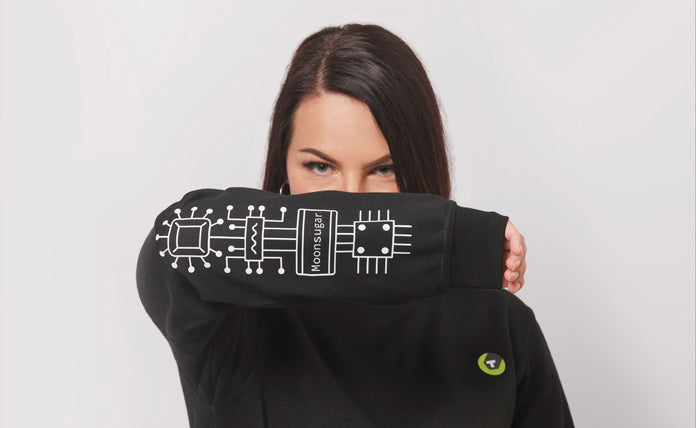 Sweater met Tweakers username wit - afbeelding 1