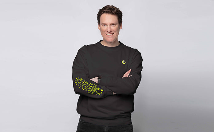 Sweater met Tweakers username groen - afbeelding 2