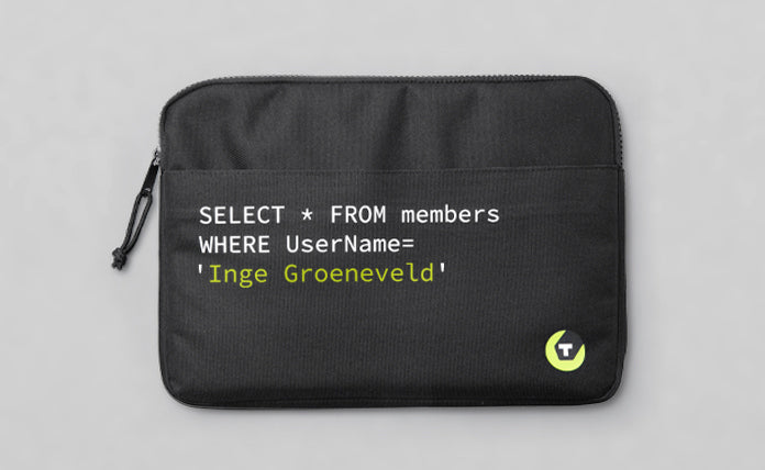 Laptop Case Zwart / Groen - afbeelding 1